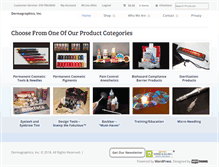 Tablet Screenshot of dermagraphicsinc.com